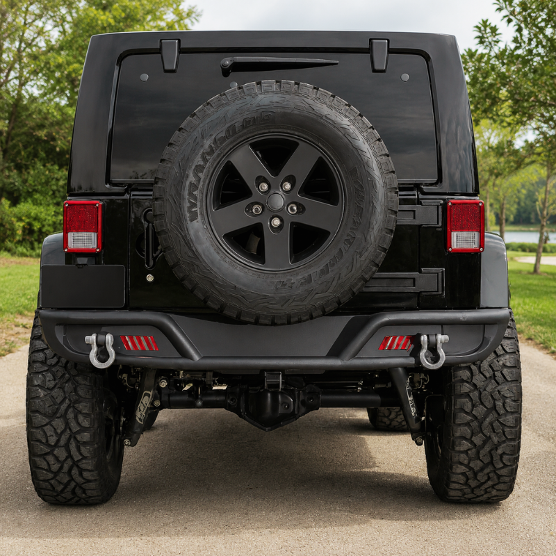 Rear Bumper – Off-Road Vermont – LED Fog Lights (WRANGLER JK 07-17) (3)