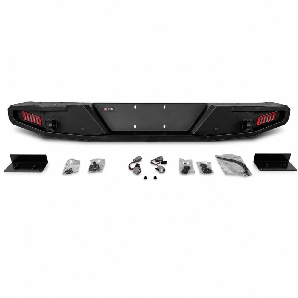 Rear Bumper – Off-Road Idaho – LED Fog Lights (WRANGLER JK 07-17) (6)