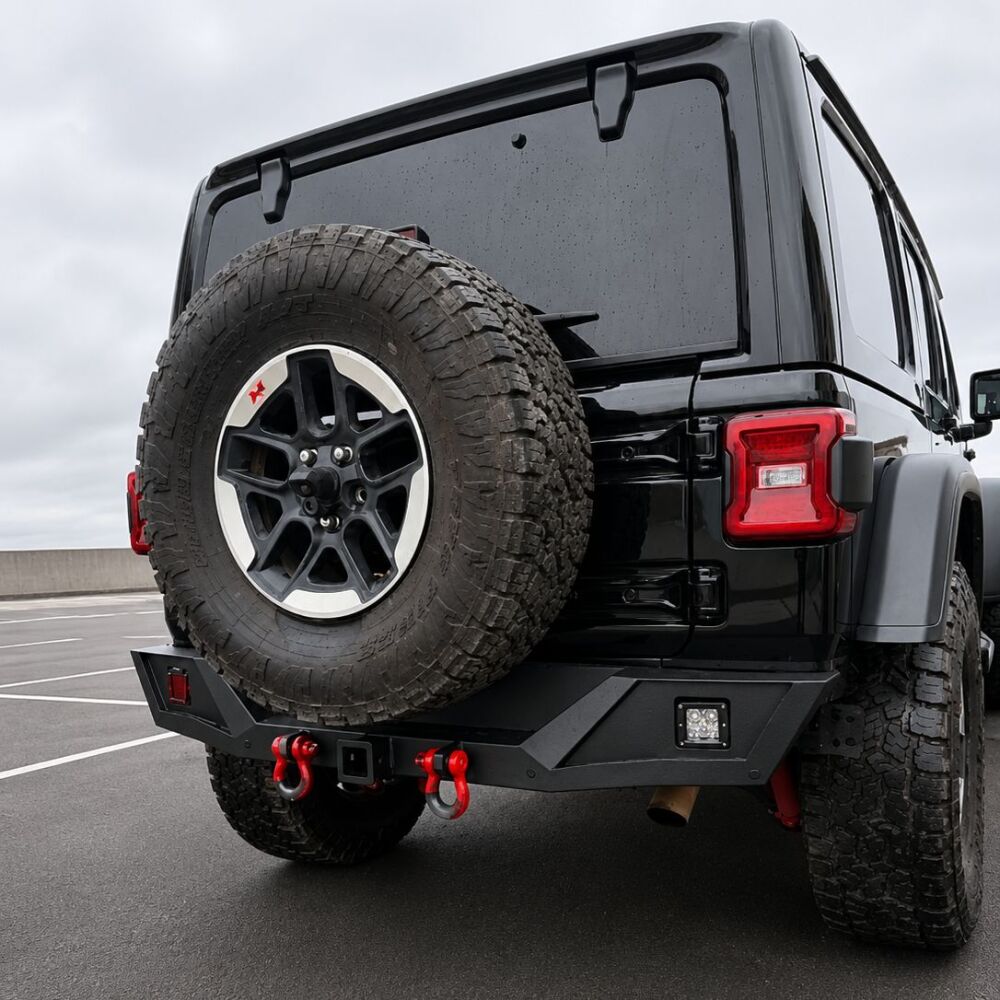 Rear Bumper – Off-Road Arizona – D-Rings & LED (WRANGLER JL 18-26) (5)