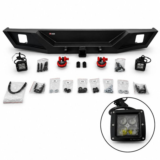 Rear Bumper – Off-Road Arizona – D-Rings & LED (WRANGLER JL 18-26) (2)