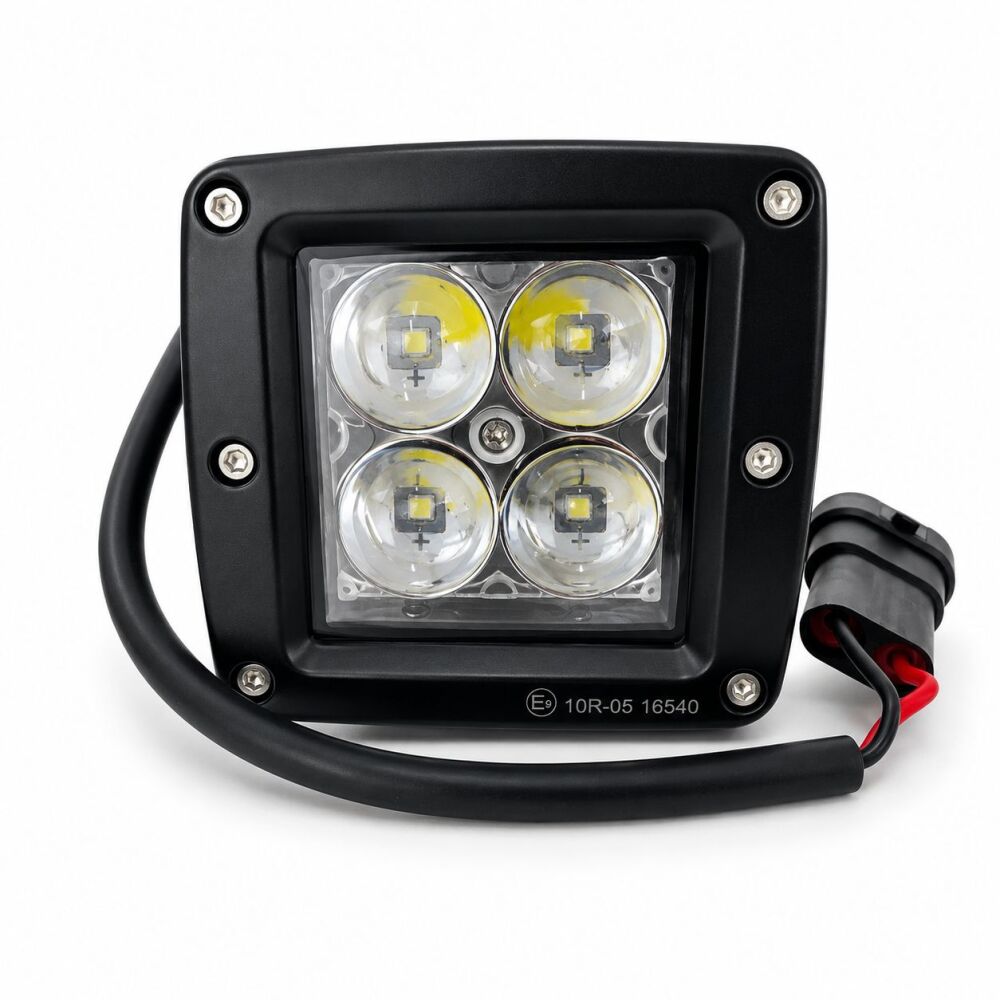 A-Pillar Mounting Brackets + Lights + LED Bar (WRANGLER JL 18-26) (10)
