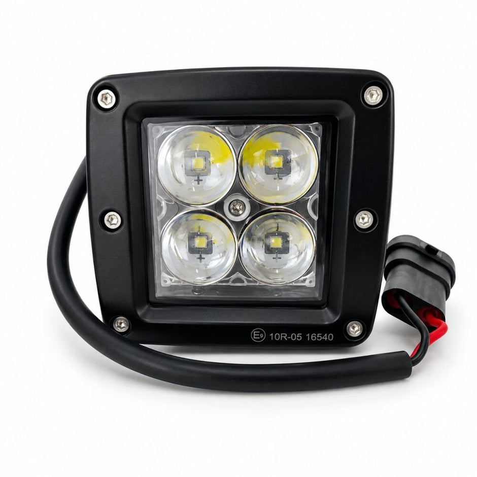 A-Pillar Mounting Brackets + Lights + LED Bar (WRANGLER JL 18-26) (10)