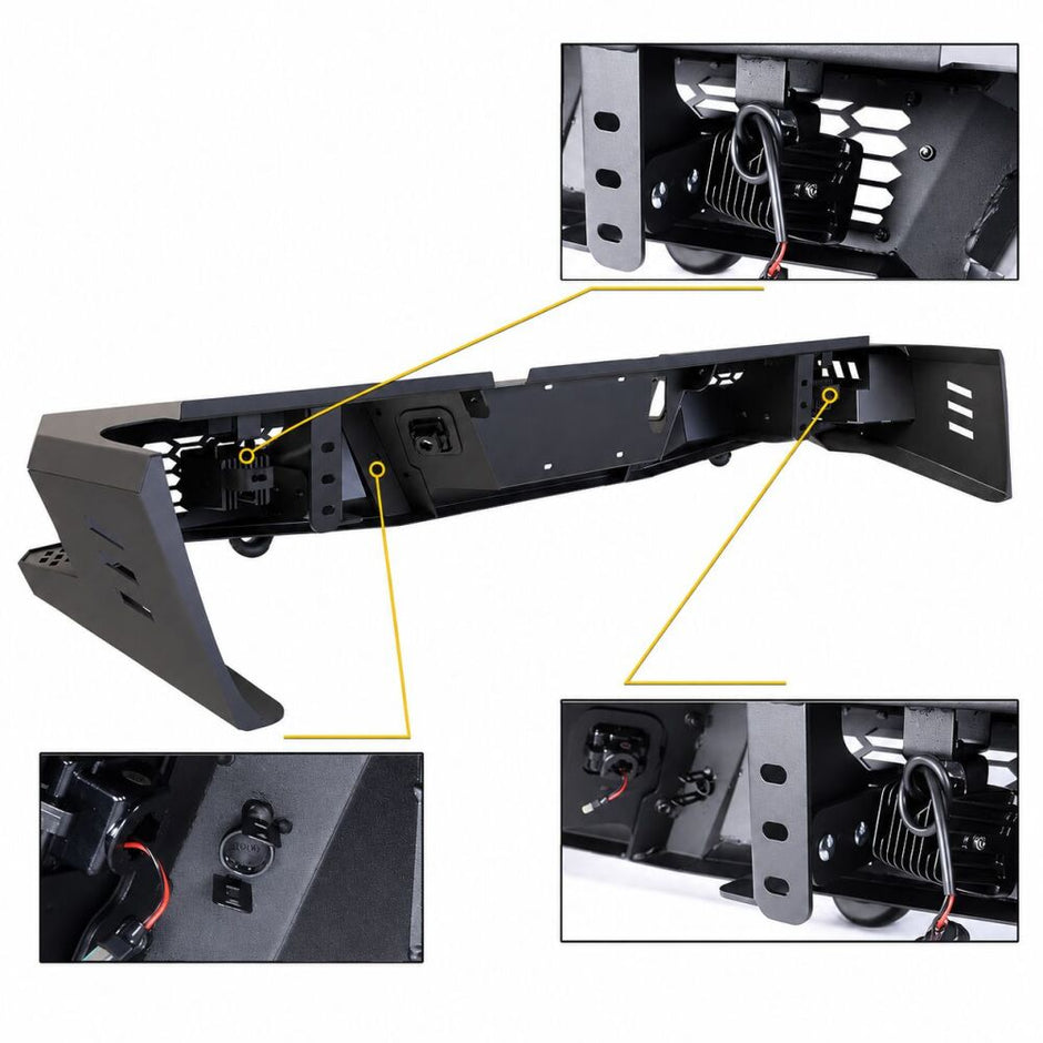 HEAVY DUTY Rear Bumper (6)