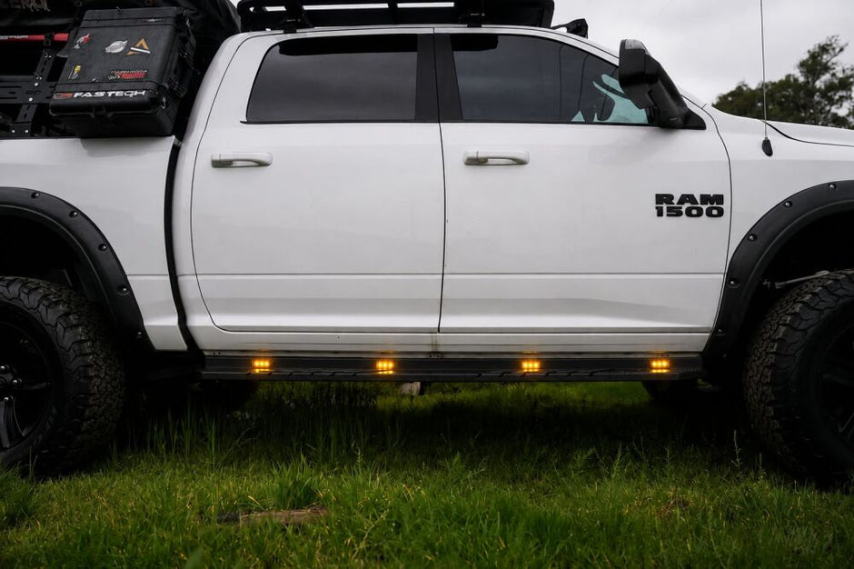 Frontier Side Steps with LED Lighting (RAM 1500 13-18 CREW CAB) (9)