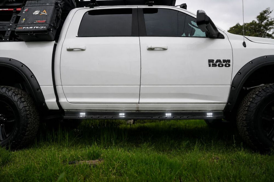 Frontier Side Steps with LED Lighting (RAM 1500 13-18 CREW CAB) (10)