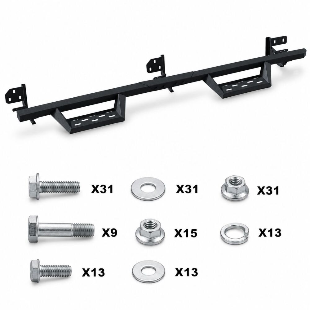 Heavy Duty Steel Side Steps (RAM 1500 19-24) (8)