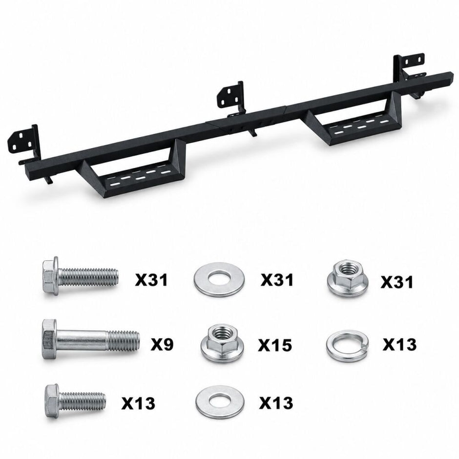 Heavy Duty Steel Side Steps (RAM 1500 19-24) (8)