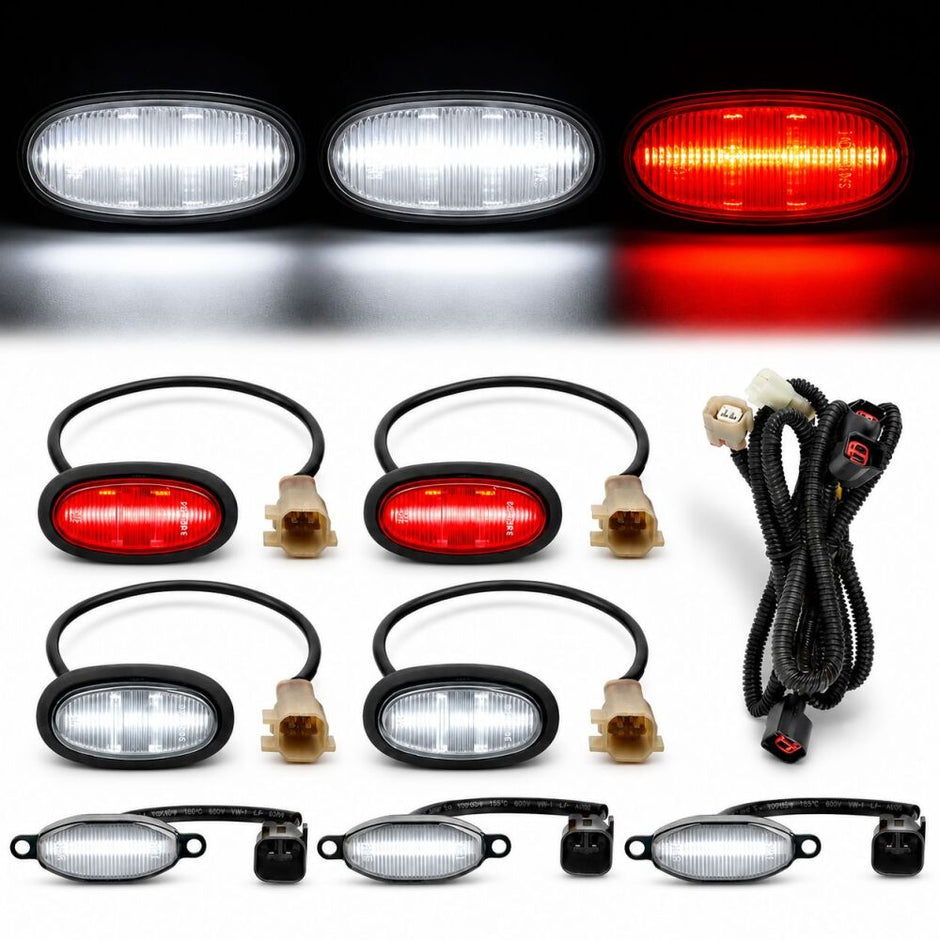 Grille LED Lights + Side Marker Lights + Wiring Harness (F150 17-20 RAPTOR) (2)