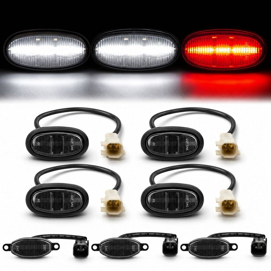 Grille LED Lights + Side Marker Lights + Wiring Harness (F150 17-20 RAPTOR) (4)