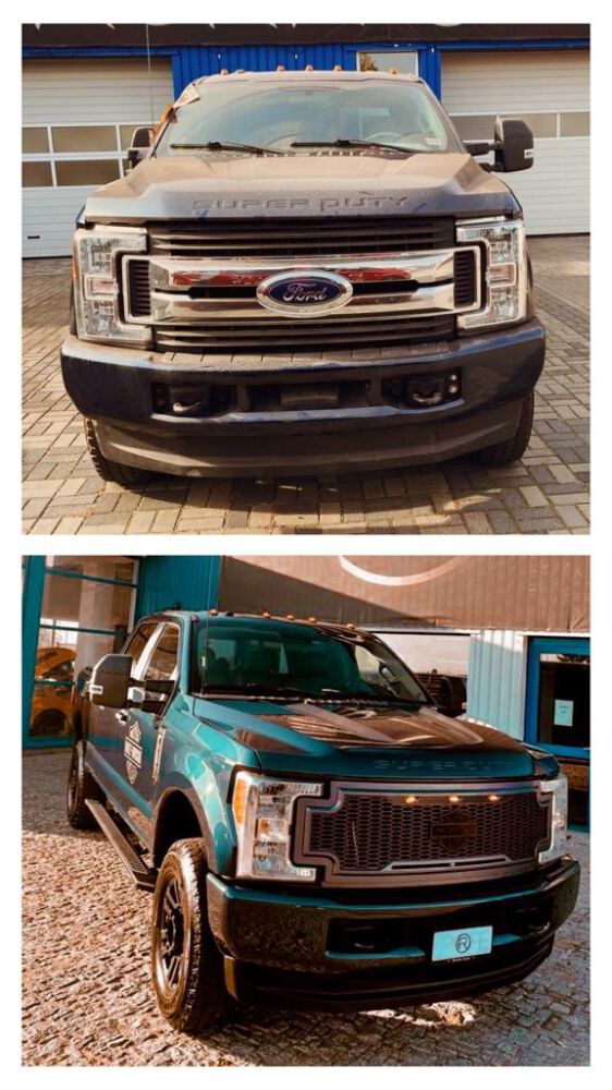 Upper Grille with LED (F-250/F-350 Super Duty 17-19) (4)