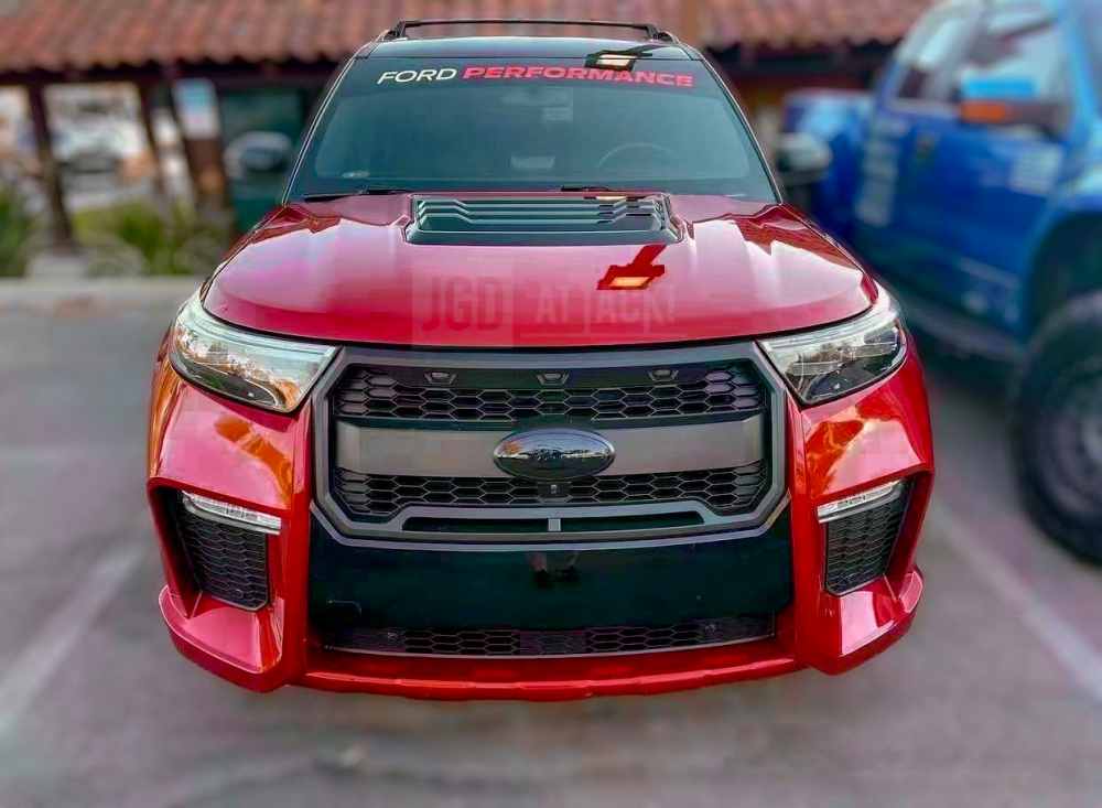 RAPTOR Style Aluminum Hood (EXPLORER 20-23) (8)