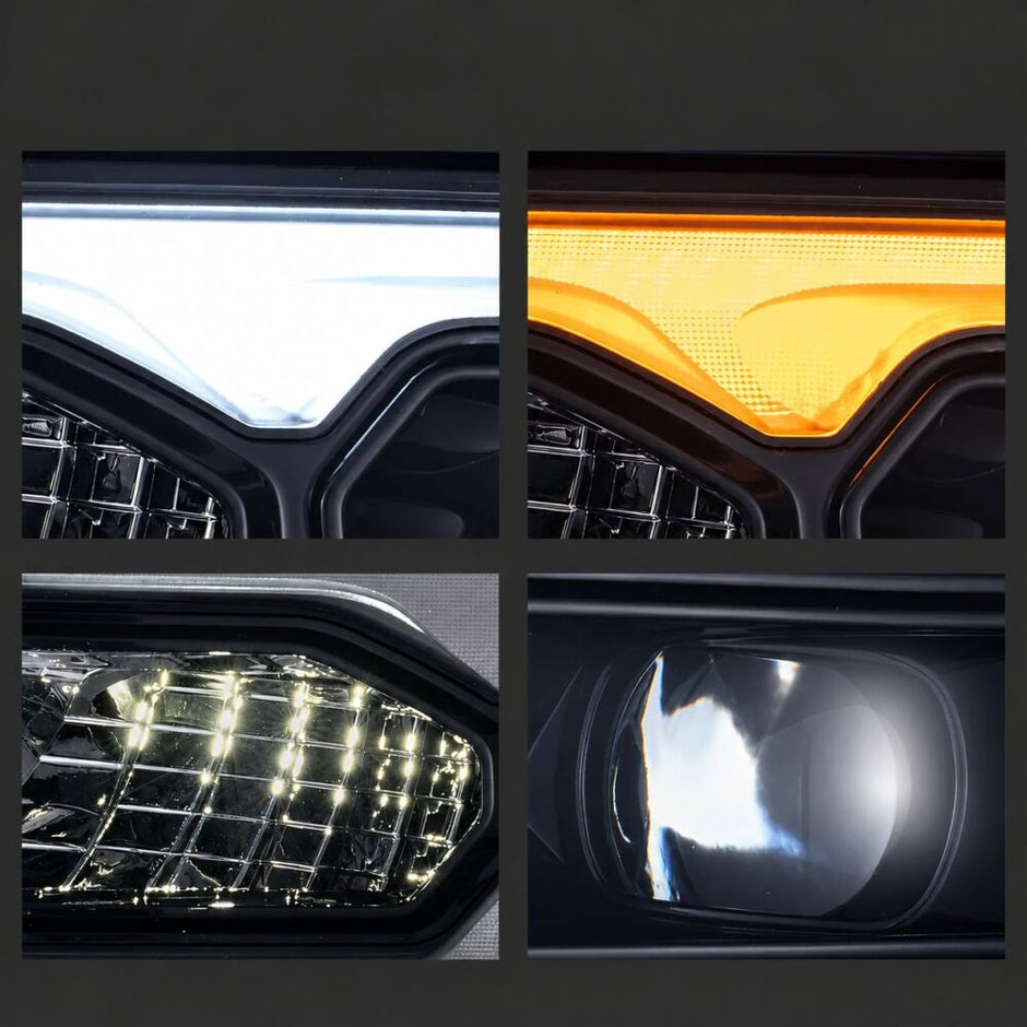Vland 2021 DR Style LED Headlights + LED Bulbs (4)