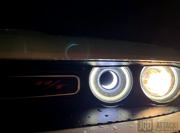 Demon Style LED Halo Headlight Inserts (4)