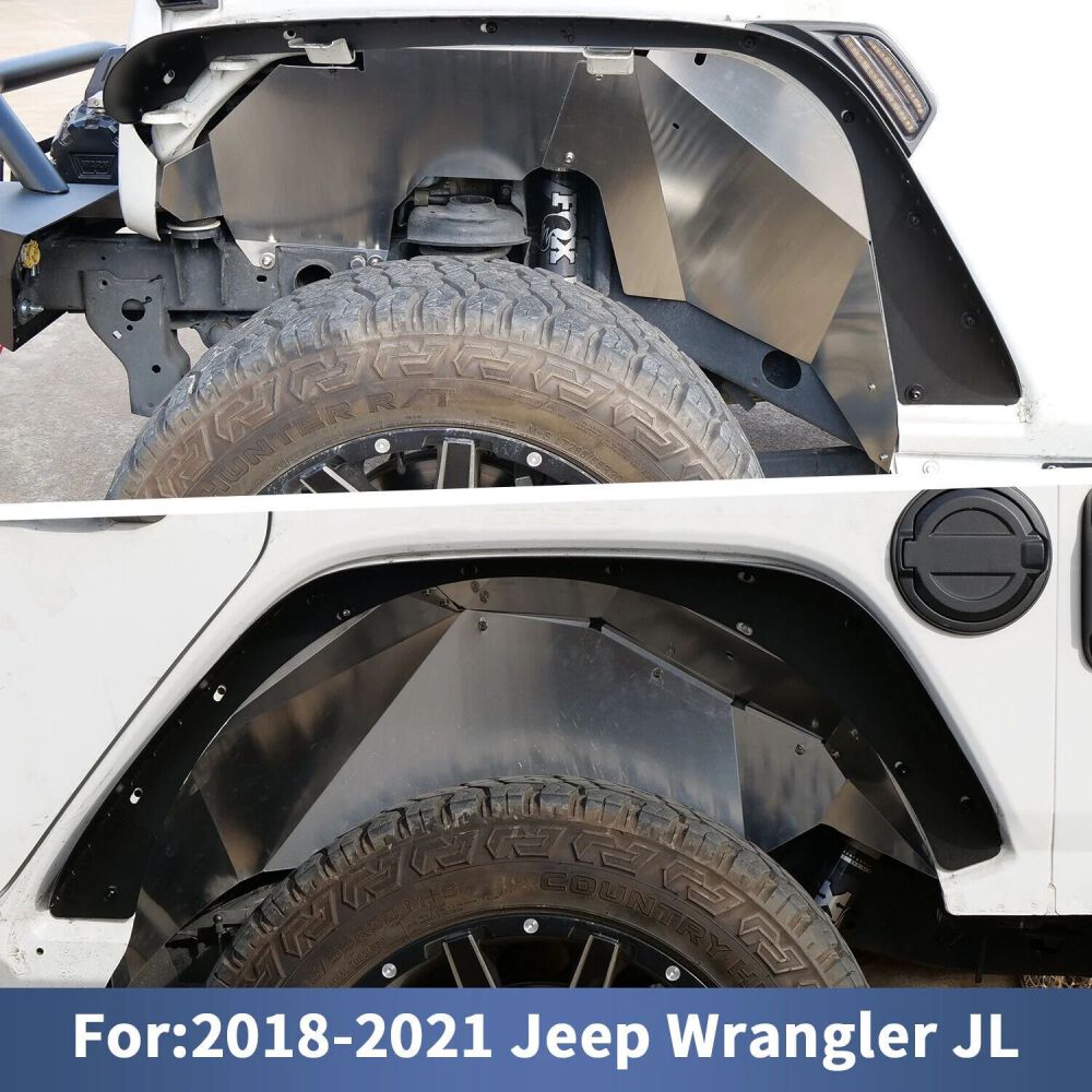 Aluminum Front and Rear Fender Liners (6)
