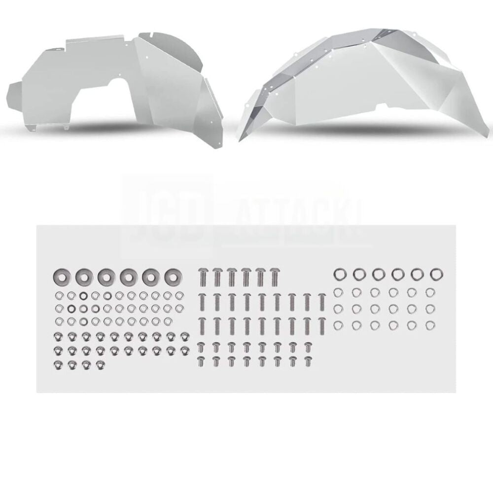 Aluminum Front and Rear Fender Liners (9)