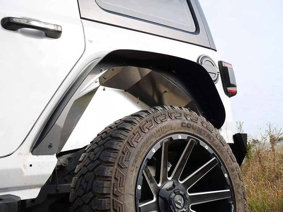 Aluminum Front and Rear Fender Liners (4)