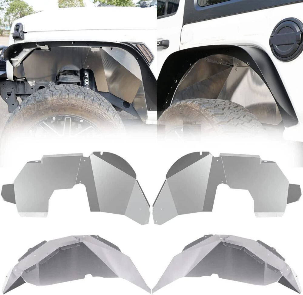 Aluminum Front and Rear Fender Liners (2)