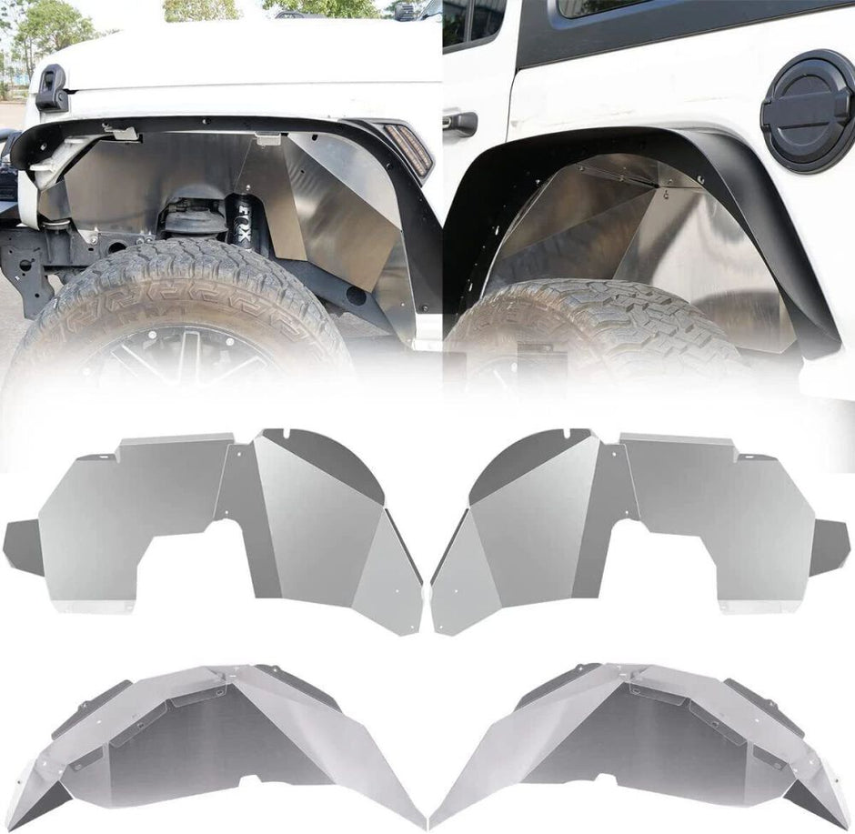 Aluminum Front and Rear Fender Liners (2)