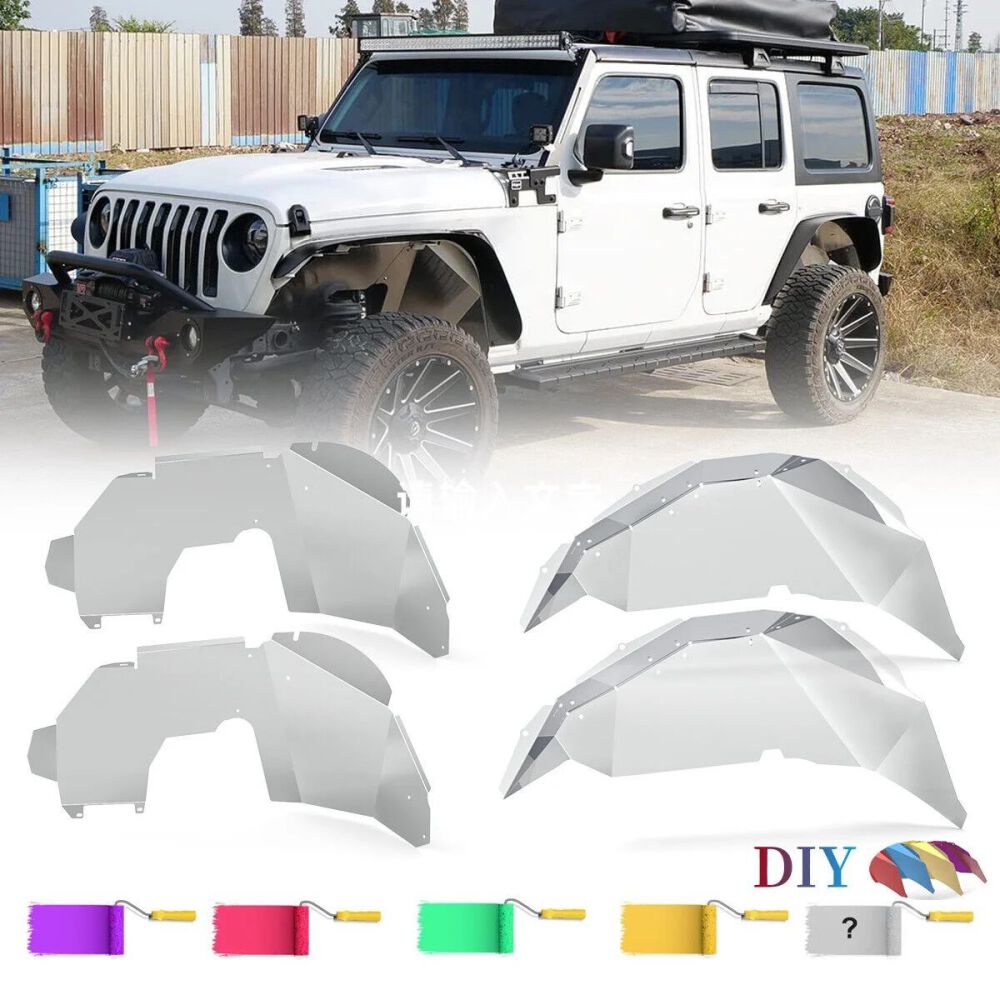 Aluminum Front and Rear Fender Liners (17)