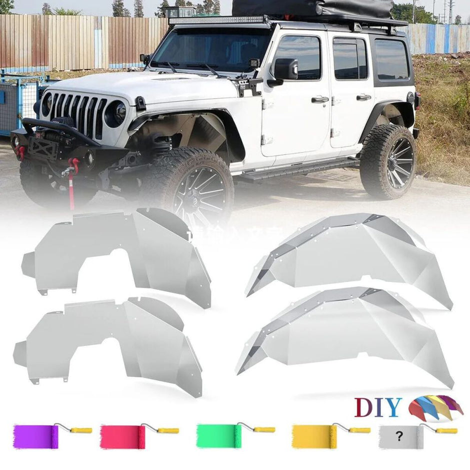 Aluminum Front and Rear Fender Liners (17)