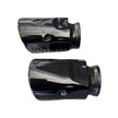 Black Round Exhaust Tips (5)