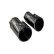 Black Round Exhaust Tips (3)