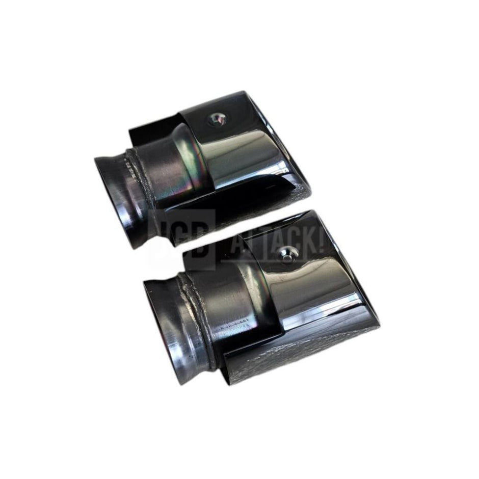 Black Round Exhaust Tips (7)