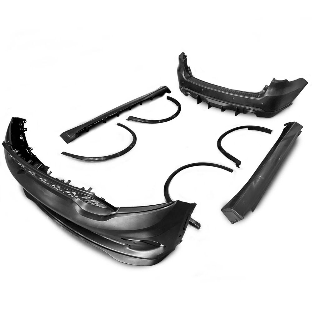 Body Kit – 2021+ SRT Hellcat Style – Front & Rear Bumper, Diffuser, Side Skirts (DURANGO 14-26) (9)