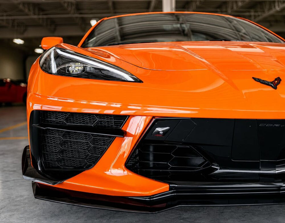 Z06 Style Front Bumper Canards (5)