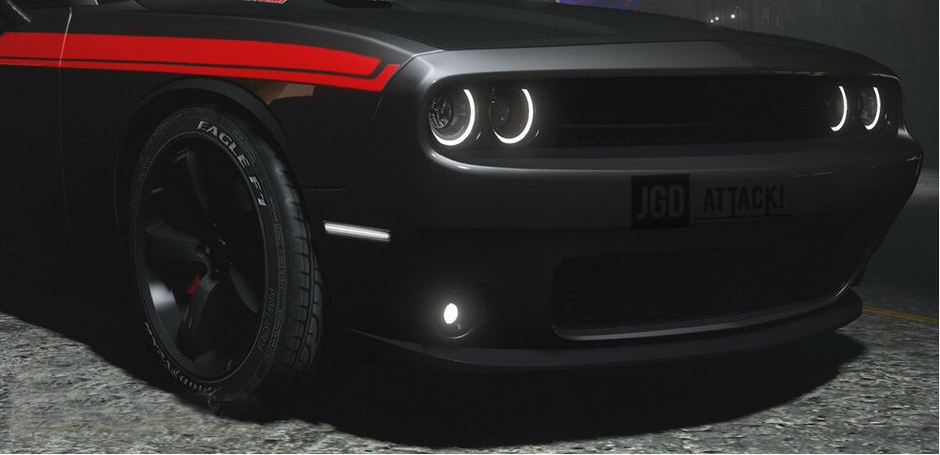 Dual LED Front Bumper Side Markers (CHALLENGER 15-23) (5)