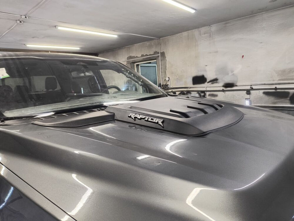 Hood Scoop – Raptor Style – Matte Black (F150 21-23) (8)