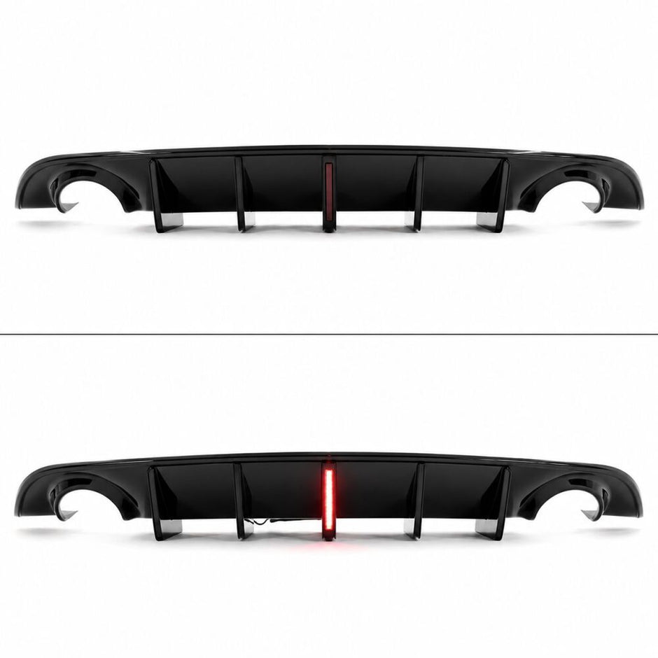 Rear Bumper Diffuser CS with LED (4)