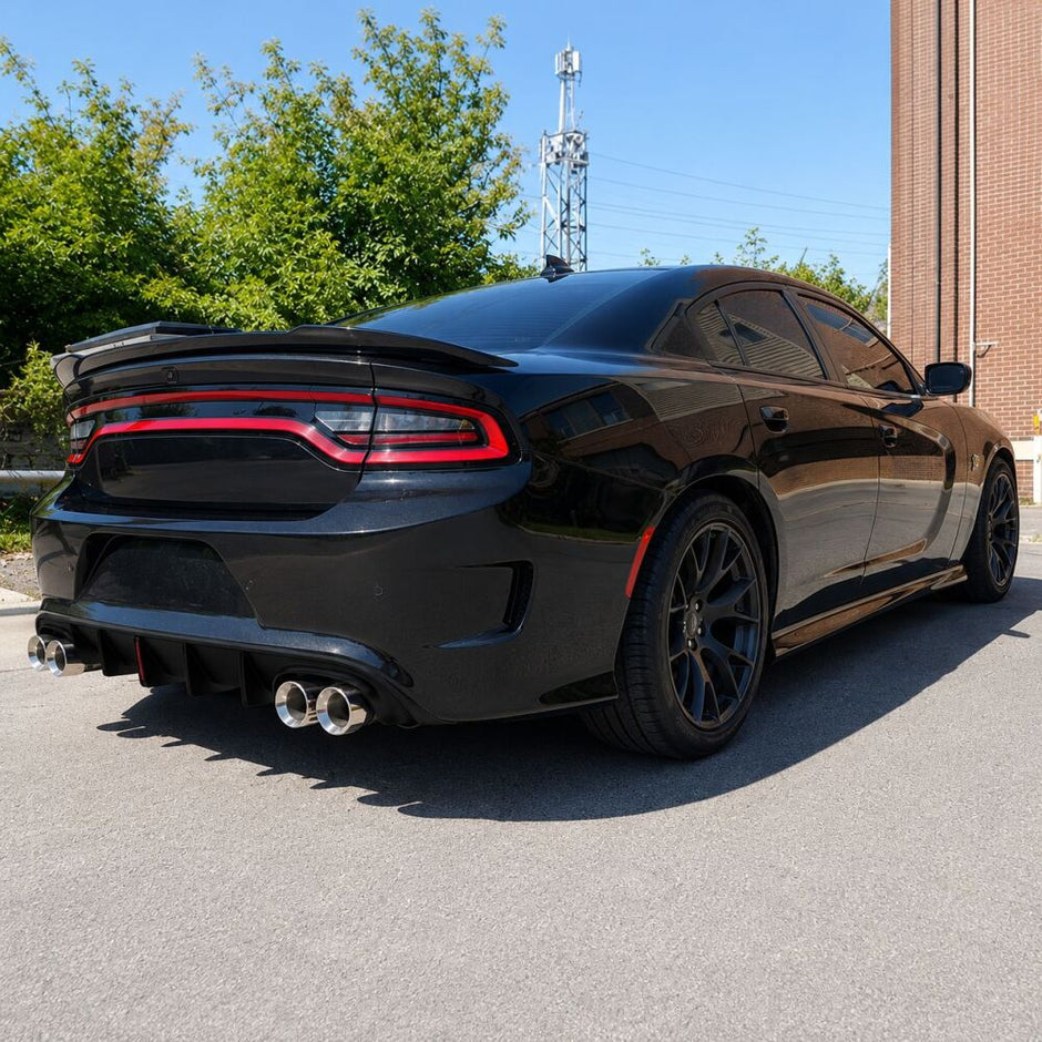 Rear Bumper Diffuser CS with LED (3)