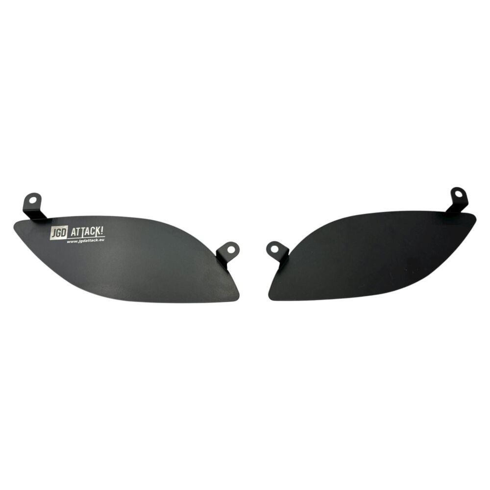 Aluminum Hood with Vents and Vent Covers (10)