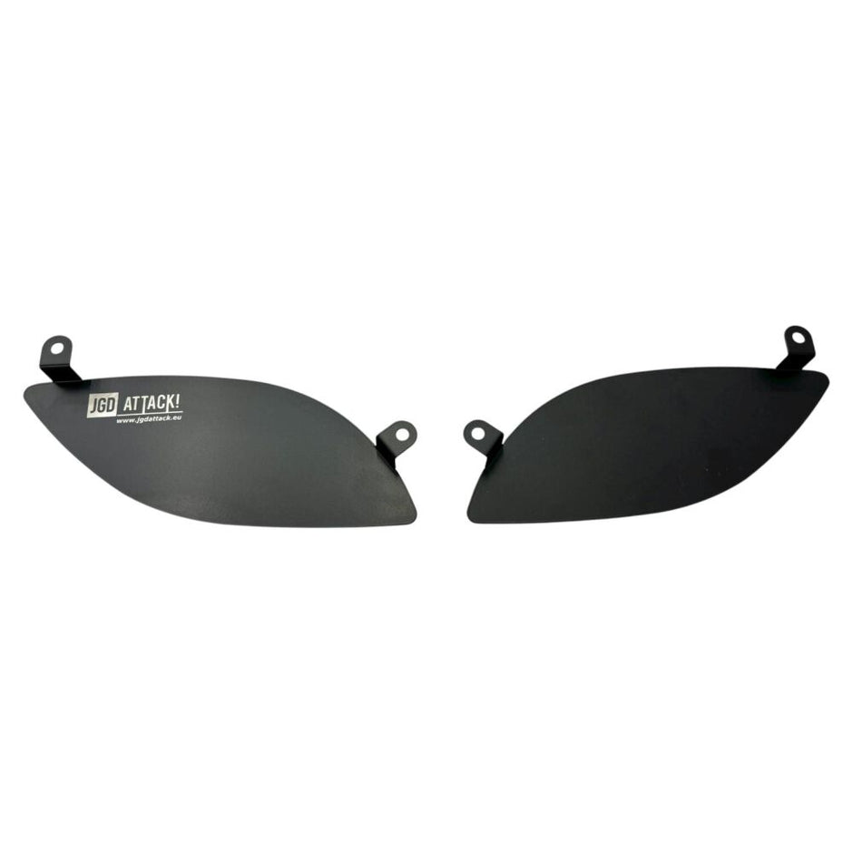 Aluminum Hood with Vents and Vent Covers (10)