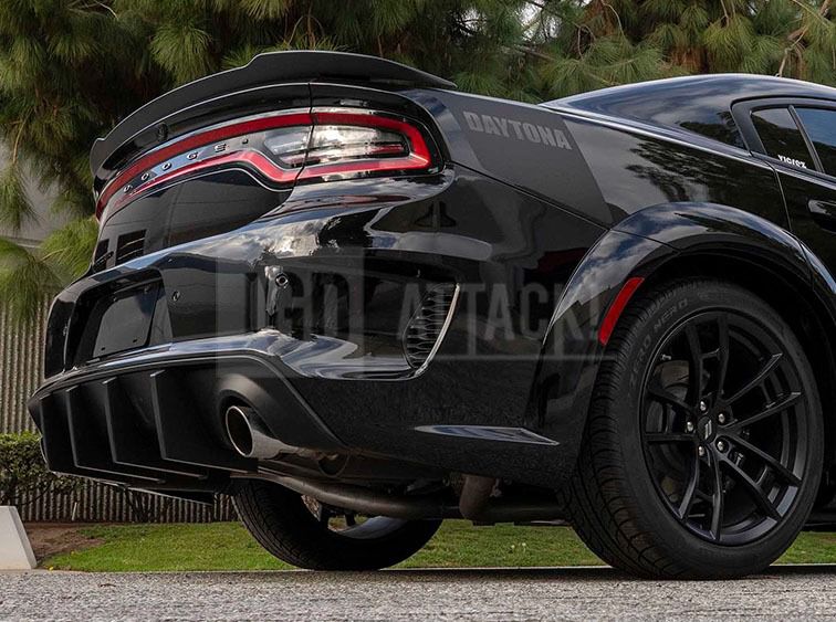 Body Kit – Hellcat 2020+ Style – Front & Rear Bumper, Widebody, Diffuser, Side Skirts (CHARGER (18)