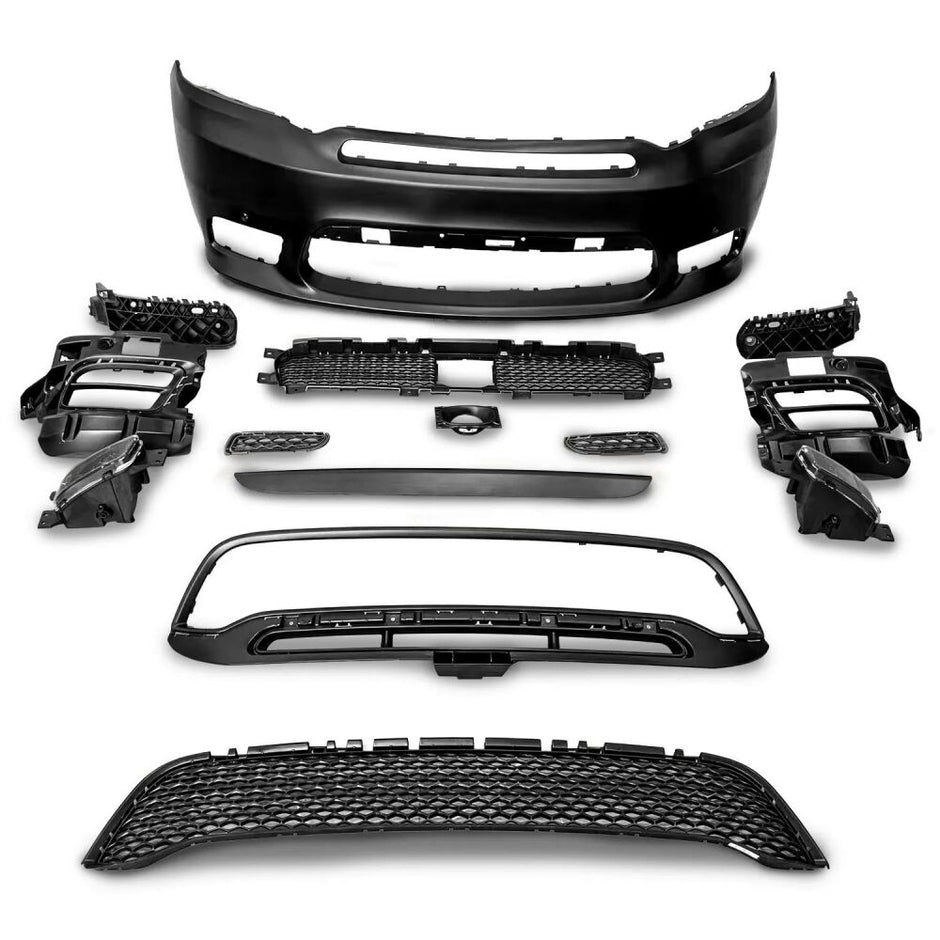 Front Bumper + LED DRL + Brackets (4)