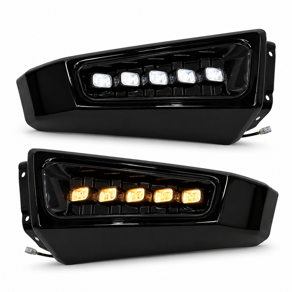 RAPTOR Style Front Bumper + LED Lights (F150 15-17) (12)