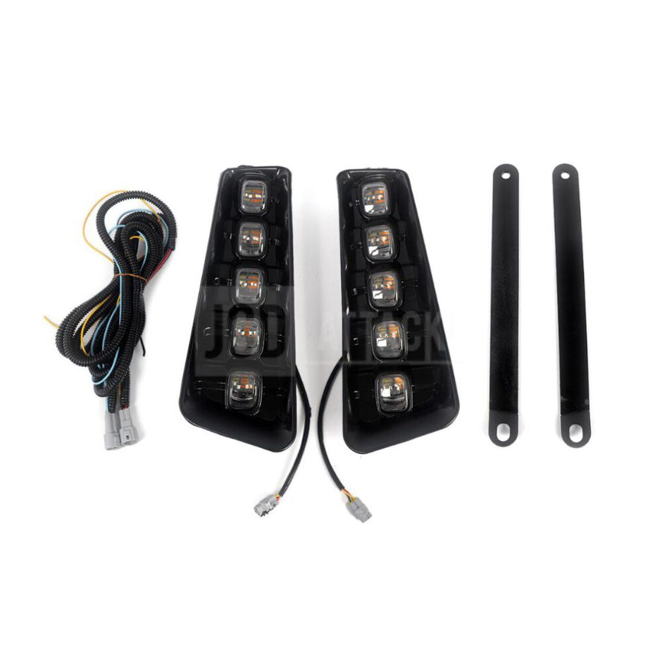 RAPTOR Style Front Bumper + LED Lights (F150 21-23) (7)