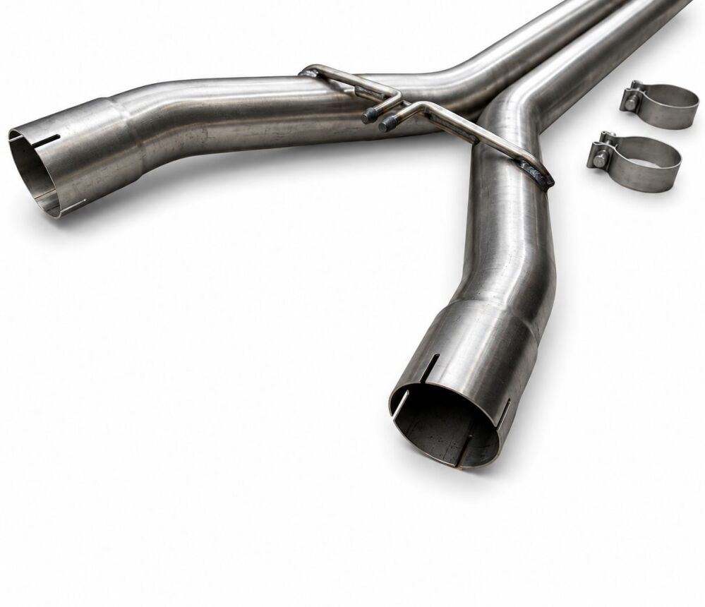 H-PIPE Stainless Resonator (CORVETTE C7 14-19) (4)