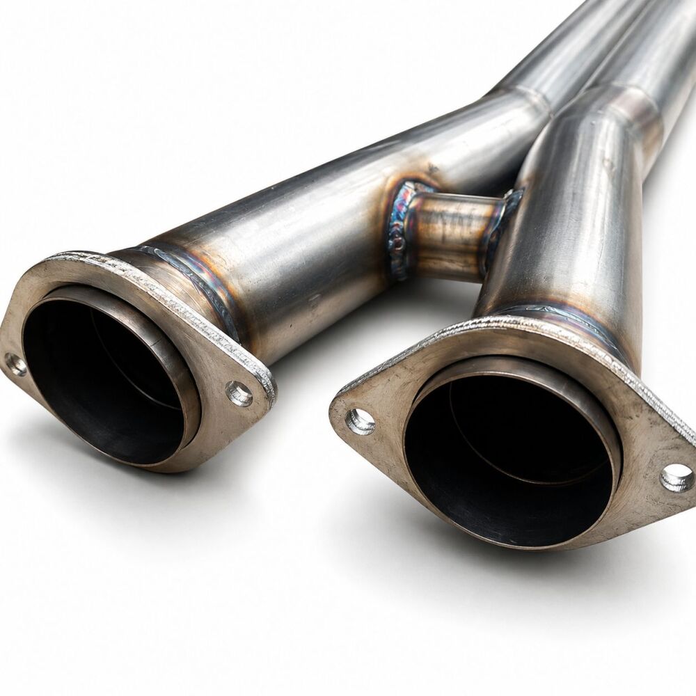 H-PIPE Stainless Resonator (CORVETTE C7 14-19) (2)