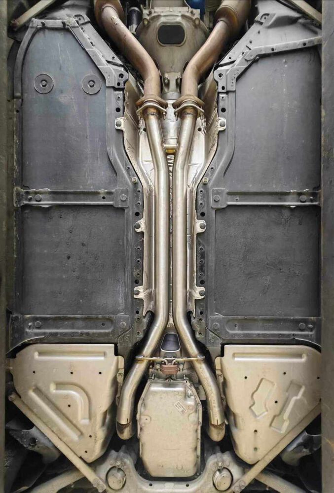 H-PIPE Stainless Resonator (CORVETTE C7 14-19) (3)