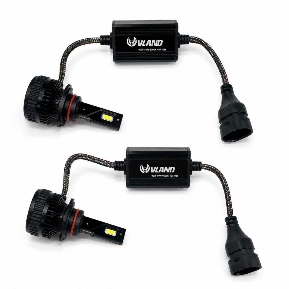 RGB Vland Headlights + Bulbs LED (2)