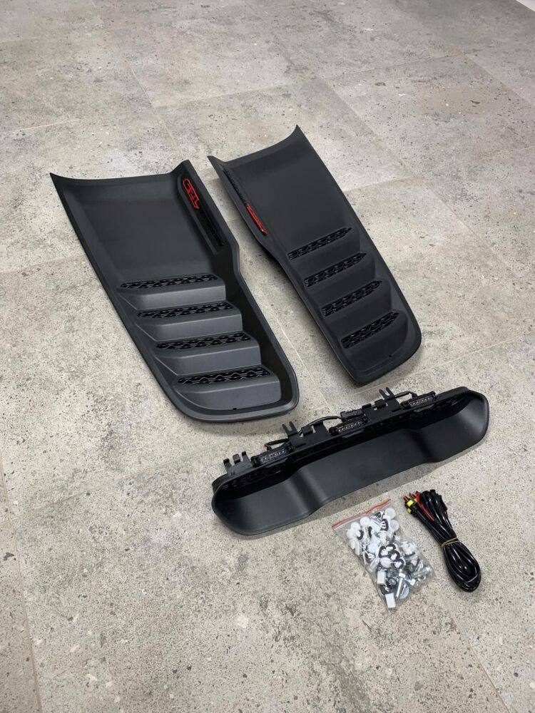 LED Supercharged Scoops for the TRX Hood (RAM TRX 21-23) (5)