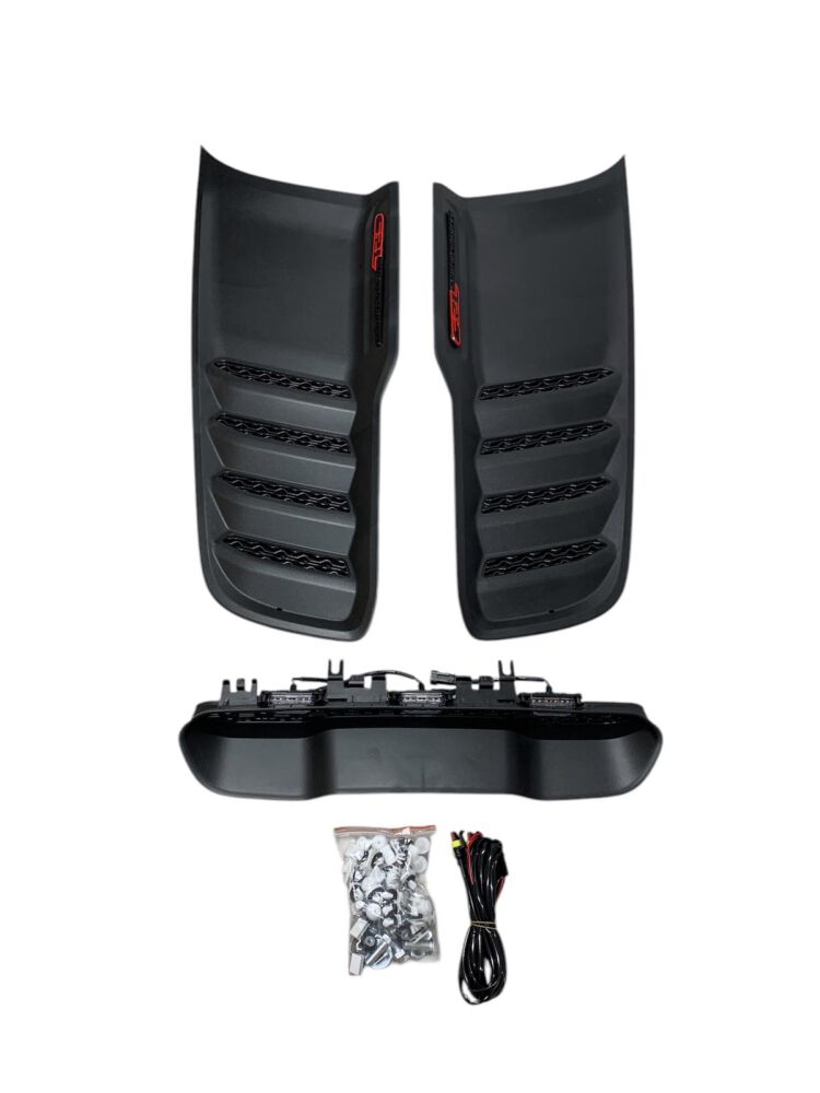 LED Supercharged Scoops for the TRX Hood (RAM TRX 21-23) (2)