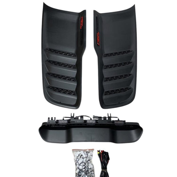 LED Supercharged Scoops for the TRX Hood (RAM TRX 21-23) (2)