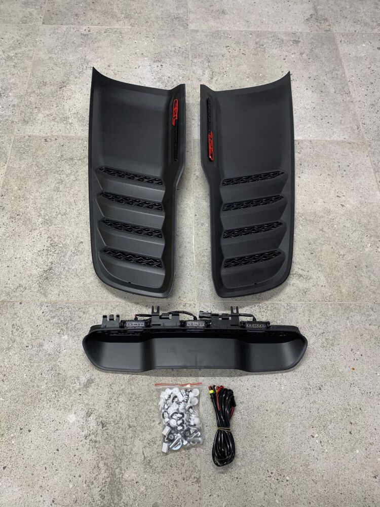 LED Supercharged Scoops for the TRX Hood (RAM TRX 21-23) (3)