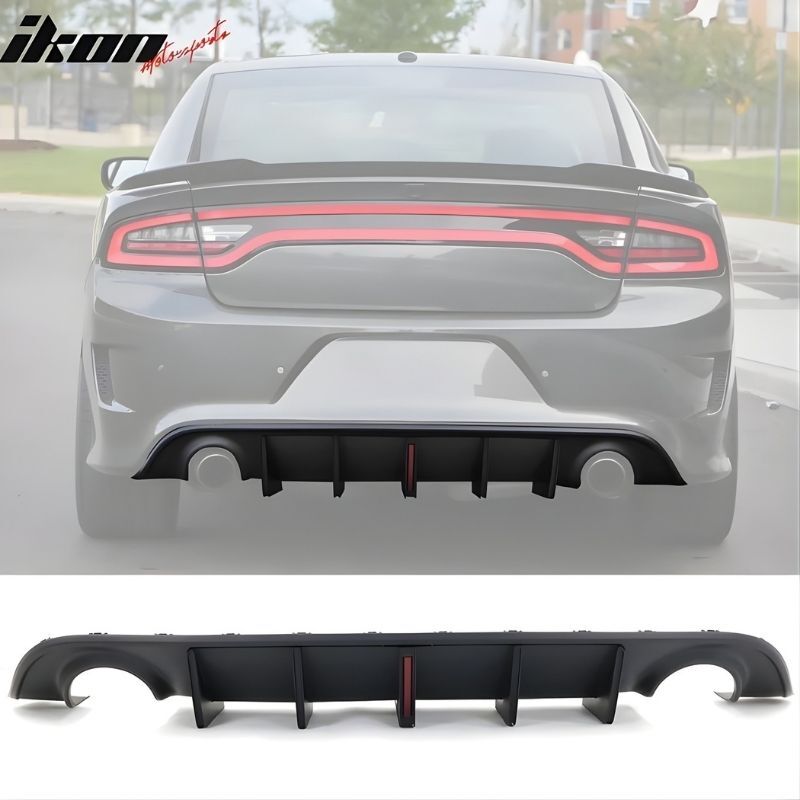Rear Bumper Diffuser CS with LED (3)
