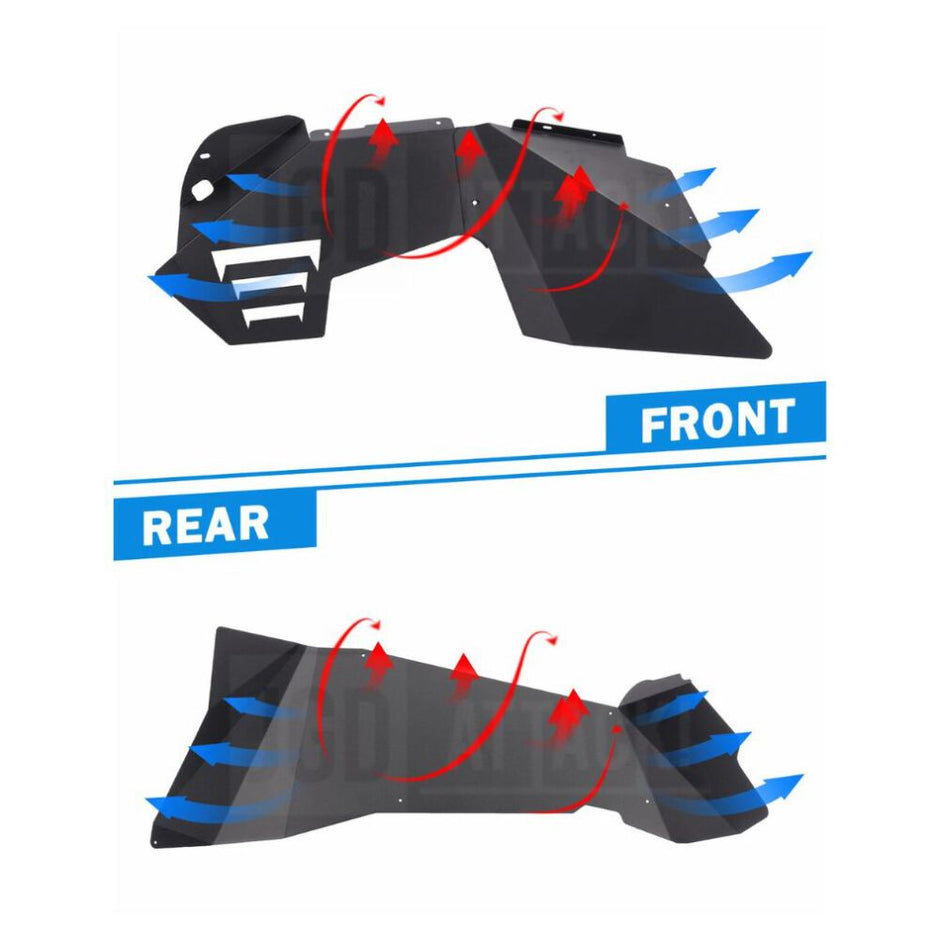 Front and Rear Steel Inner Fender Liners V1 (10)