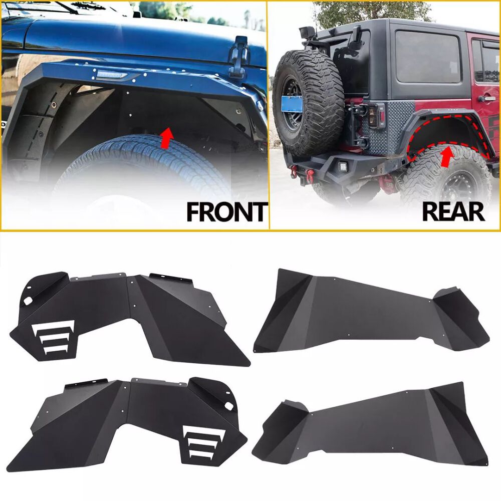 Front and Rear Steel Inner Fender Liners V1 (9)
